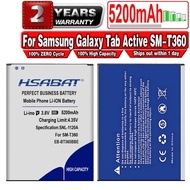 HSABAT 5200mAh EB-BT365BBE EB-BT365BBC Tablet Battery for SAMSUNG Galaxy Tab Active T365 T360 SM-T36