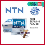 608 LLB / LLU NTN Bearing 608 LLB 608 LLU (8 X 22 X 7mm) - 100% ORIGINAL