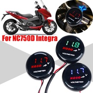 For HONDA NC750D NC750 D NC 750 D NC 750D Integra Motorcycle Accessories KOSO Voltmeter Volt Gauge D