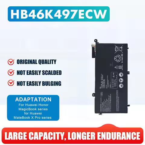 HB46K497ECW Laptop Battery For Huawei Matebook D 2018 PL-W19 PL-W09 PL-W29 MRC-W50 MRC-W60 MRC-W70 3