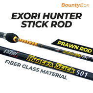 Exori Hunter Stick 501 Prawn Rod Joran Udang Galah Sepit Biru Harimau Talapia Ebi Fishing Pancing Kolam Sungai Tackle
