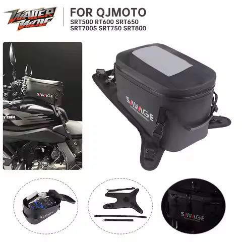 Motorcycle Fuel Tank Bag Mobile Phone Navigation Luggage For QJMOTO SRT800 SRT600 SRT500 SRT650 SRT7