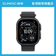 Apple - Apple Watch Ultra 3 智能手錶 GPS + Cellular 49mm 黑色鈦殼黑色海洋錶帶