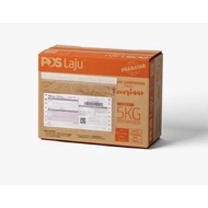 Pos Laju Prabayar Box / Prepaid Box Size M (Orange) FREE 10 Pcs Small Parcel Pos Laju
