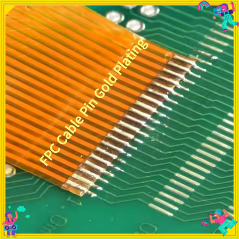 2Pcs 0.85mm/0.9mm/1.25mm Pitch 3/4/6/8/10/12/20/30P Solder Pad Via FPC Cable Pin Gold Plating Wire C