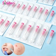 100PCS Meso Injection Needle 30G/32G/34G Disposable Sterile Ultrafine Sharp Needle 1.5mm 4mm 6mm 13m