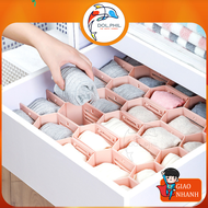 Dol.phil Store Plastic Cabinet Drawer Dividers Smart Plastic Cabinet Drawer Dividers Can Adjust Size