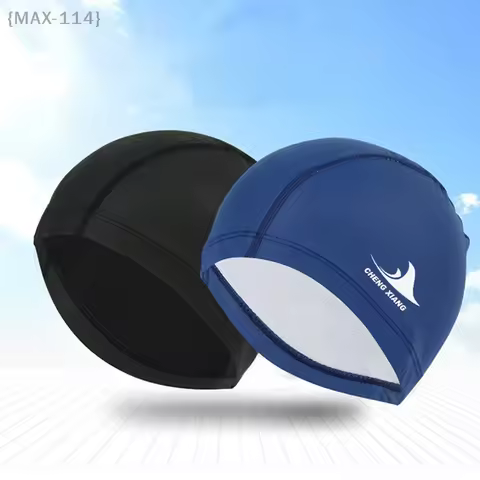 【No】1 Pcs AquaSeal Long Hair Swim Cap | Waterproof Fabric With Integrated Ear Protection & Hydrodyna
