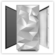 全城熱賣 - YOGO M1機箱 matx側透防塵靜音遊戲電腦小機箱（白色）