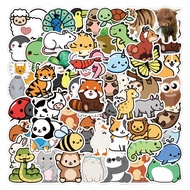 10/50Pcs Mix Cute Anime Animal Stickers for Car Luggage Phone Guitar Laptop Cartoon Sticker Decal Kid Toys