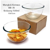 Mangkok Kaca Beling Bening Tebal Kedaung Diameter 17CM Mixing Bowl Tebal Aduk Adonan Tepung Terigu S