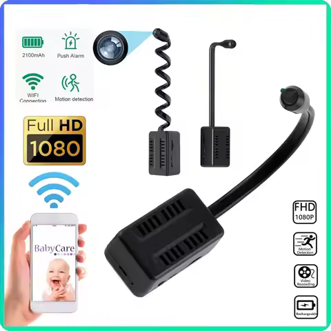 1080P DIY Mini Wifi Camera 32GB Video Recorder Camcorder P2P Wireless Webcam Home Security Nanny Cam