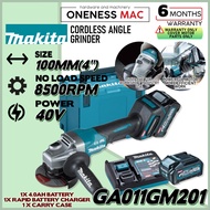 MAKITA CORDLESS ANGLE GRINDER -4 -100MM -40V -GA011GM201