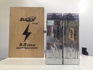 capacitor 12 V 8 FARAD ZULEX CP-C80 8.0 FARAD 8000000 micro farad (uf) ตัวเก็บประจุไฟฟ้าในรถยนต์ คา