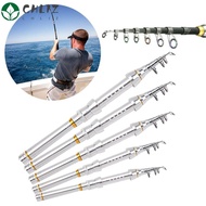 CHLIZ Telescopic Fishing Rod Portable Travel Adjustable Carp Feeder