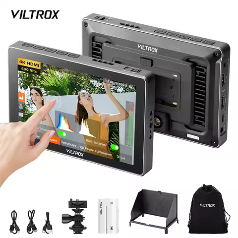 Viltrox DC-L1/L2 7 Inch On Camera Field Monitor IPS 4K Touch Screen HDMI Profissional Camera Studio 