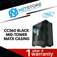 DEEPCOOL CC560 BLACK MID-TOWER MATX CASING - R-CC560-BKGAA4-G-1