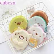 CABEZA Sumikko Gurashi Plush Purse Gift Cute Wallet Hang Pendant Cat Bear Duck Corner Creatures Plush Toy USB Cable Bag
