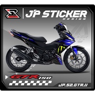GTR Sticker Striping GTR 150 - Honda SUPRA GTR 150 Motorcycle Sticker List Vinyl Variations (JP.S2) 