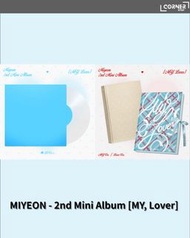 最新韓國專輯代購 Miyeon @ i-dle - 2nd Mini Album "MY, Lover" 預訂 (WVS, K4 通路)