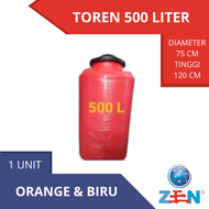 TOREN AIR 500 L TANGKI AIR TANDON AIR PENAMPUNGAN AIR 500 LITER HQ MURAH KUAT TEBAL