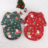 Christmas Pet Sweatshirt Teddy Poodle Bichon Pomeranian Schnauzer Cat Poodle Small Puppy Puppy Cloth