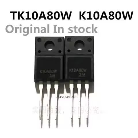 Original 5pcs/ TK10A80W K10A80W TO-220F