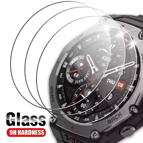 3Pcs Tempered Glass Protective Film For Amazfit T-Rex 3/T-Rex 3 Pro 44mm 48mm Screen Protector Film