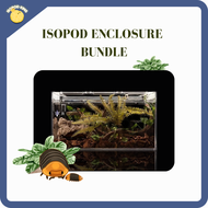 Bioactive Isopod Enclosure Bundle [Breeding Exotic Pet Gardening Plants Terrarium Feeder Clean Up Cr