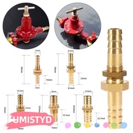 UMISTYDREAMUM9U Bulkhead Pipe Joint, Pipe Fitting Brass Hose Barb, Durable Barbed Coupler 6mm 8mm 10