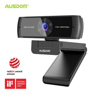 Ausdom AW651 Webcam 2K 30FPS 1080P 60FPS Autofocus with Tripod