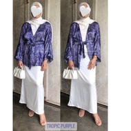 CROBAKI (Cropped Batik Kimono) in Exclusive Silk Batik