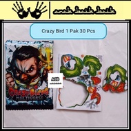 Mainan Puzzle 3D Karomen (Crazy Bird ) Spesial Editions 1 Pak 30 Pcs
