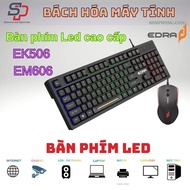 Edra EK506 EM606 keyboard and mouse set. Keyboard set with Led