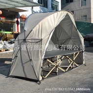 Silver-coated Rainproof Single Soldier Tent Camping Tent, Warm Tent Camping Bed Tent, Cycling Tent S