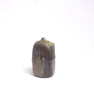 明芽窯 | 柴燒金彩刻紋水滴 陶器 火文 手作 硯台 書法使用 H9