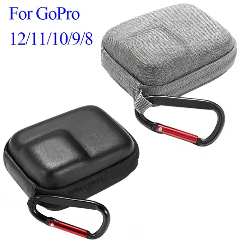 Mini Storage Bag Case For GoPro Hero 11 10 9 8 7 Black Action Camera Portable EVA Waterproof Protect