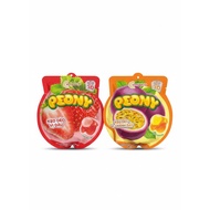 Peony Fruit Flavored Gummy Candy – Strawberry / Passion Fruit Flavor – 3D Pack
