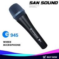 Sennheiser e945 Professional Dynamic Super-Cardioid Vocal Microphone Metal mic karaoke with power co