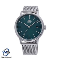 Orient Automatic Green Dial Stainless Steel Watch RA-AC0E06E