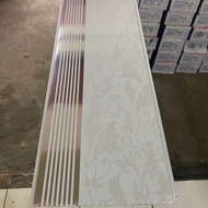 (💘) plafon PVC motif putih batik Denta Plafon DP 28