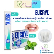 [COMBO] Eucryl Powerful Stain Removal Toothpowder 50g + Eucryl Toothpaste 62g
