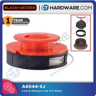 BLACK & DECKER A6044-XJ SPOOL & LINE 5.5M 1.5mm FOR GL300 / GL320 / GL200 GRASS TRIMMER REPLACEMENT 