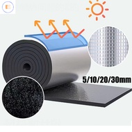 EZ 5/10/20/30mm Checkered Aluminum Sound Heat Insulation Foam Cotton Noise Proof Reduction Mat  for 