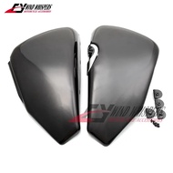 Metal Motorcycle Side Oil Tank Battery Cover Fairing Guard For Harley Sportster XL Iron 883 1200 X48