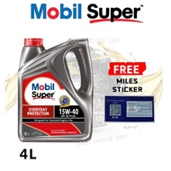 MOBIL Super Engine Oil 10W-30 15W-40 Mineral Minyak Enjin 100% Original