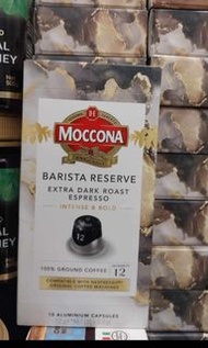 $100／4盒，$300／13盒，Moccona  咖啡膠囊。 
風味: 強烈且濃郁(Intense & Bold)
成分: 100% 研磨咖啡粉。
相容性: 可與Nespresso® 原創咖啡機相容