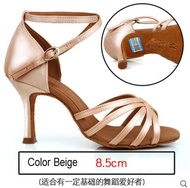 ผู้หญิง Professional Latin Salsa Dance รองเท้า Tango Ballroom Samba รองเท้าเต้นรำสุภาพสตรีรองเท้าส้น