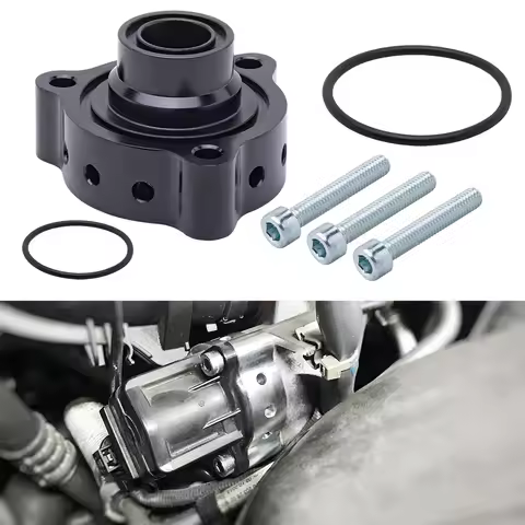 New Aluminum black turbo blow off valve bov sound Adaptor for Mercedes A180, A250, CLA 250 & GLA 250