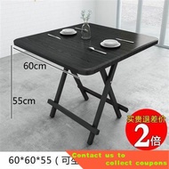 Folding Table Simple Dining Table Rental House Household Simple Small Apartment Rental Eight-Immortal Table round Table